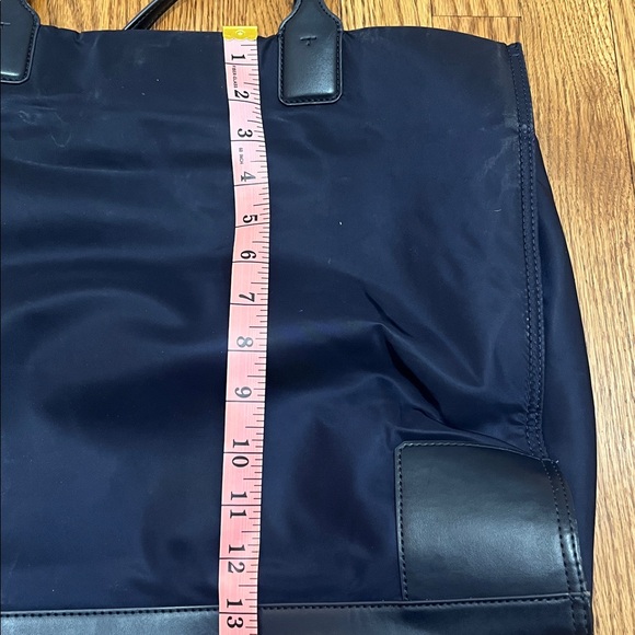 Tory Burch Large Navy Nylon and Leather Tote - Picture 16 of 16
